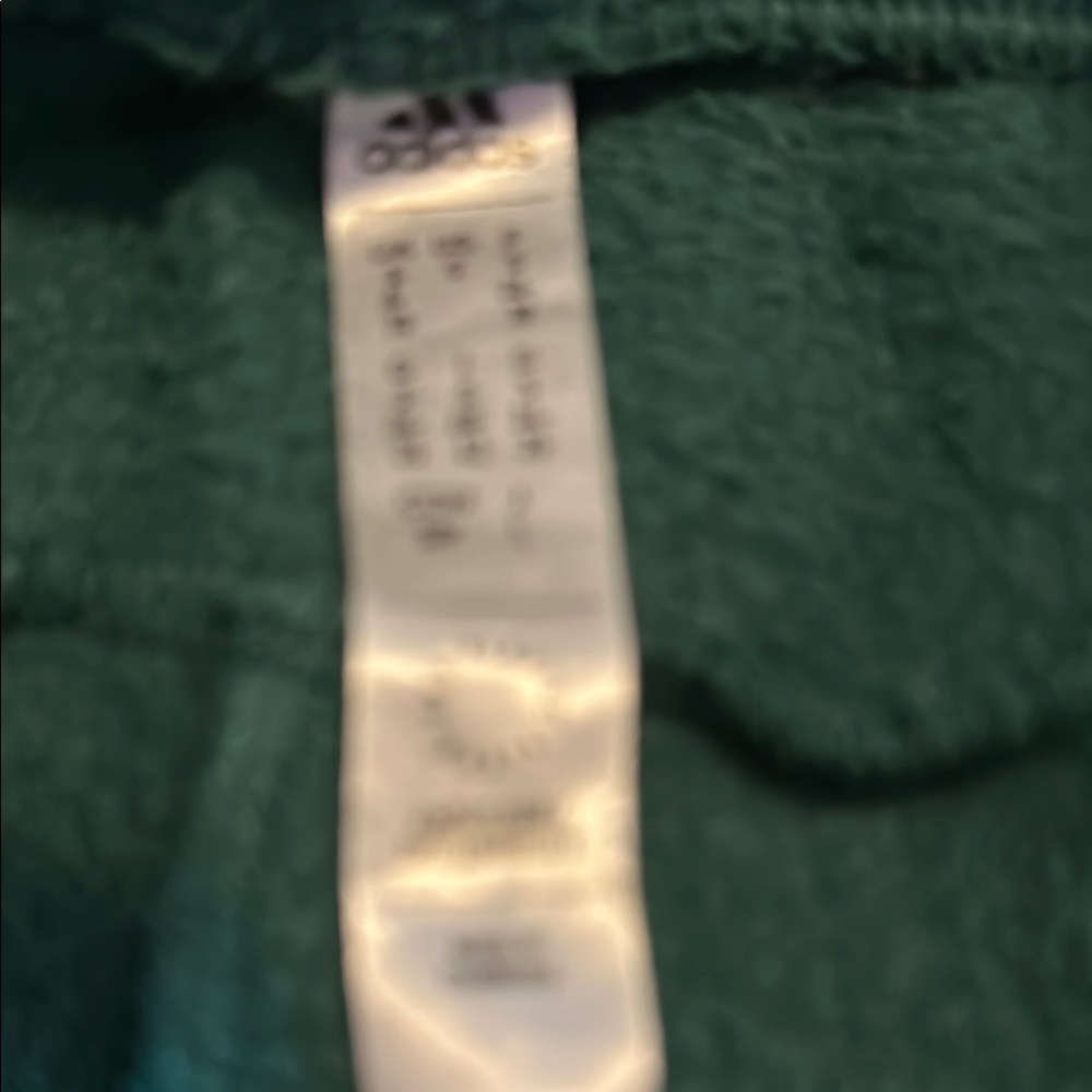 Adidas Green Track Pants with White Stripes - Picture 4 of 4